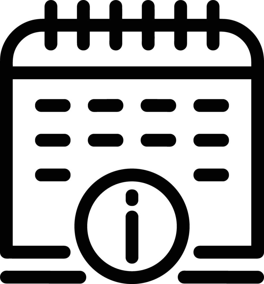Calendar icon symbol image for schedule or appointment vector