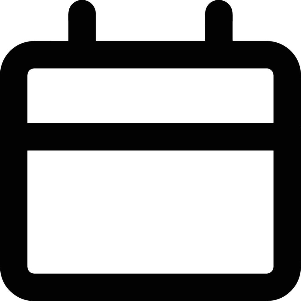 Calendar icon symbol image for schedule or appointment vector