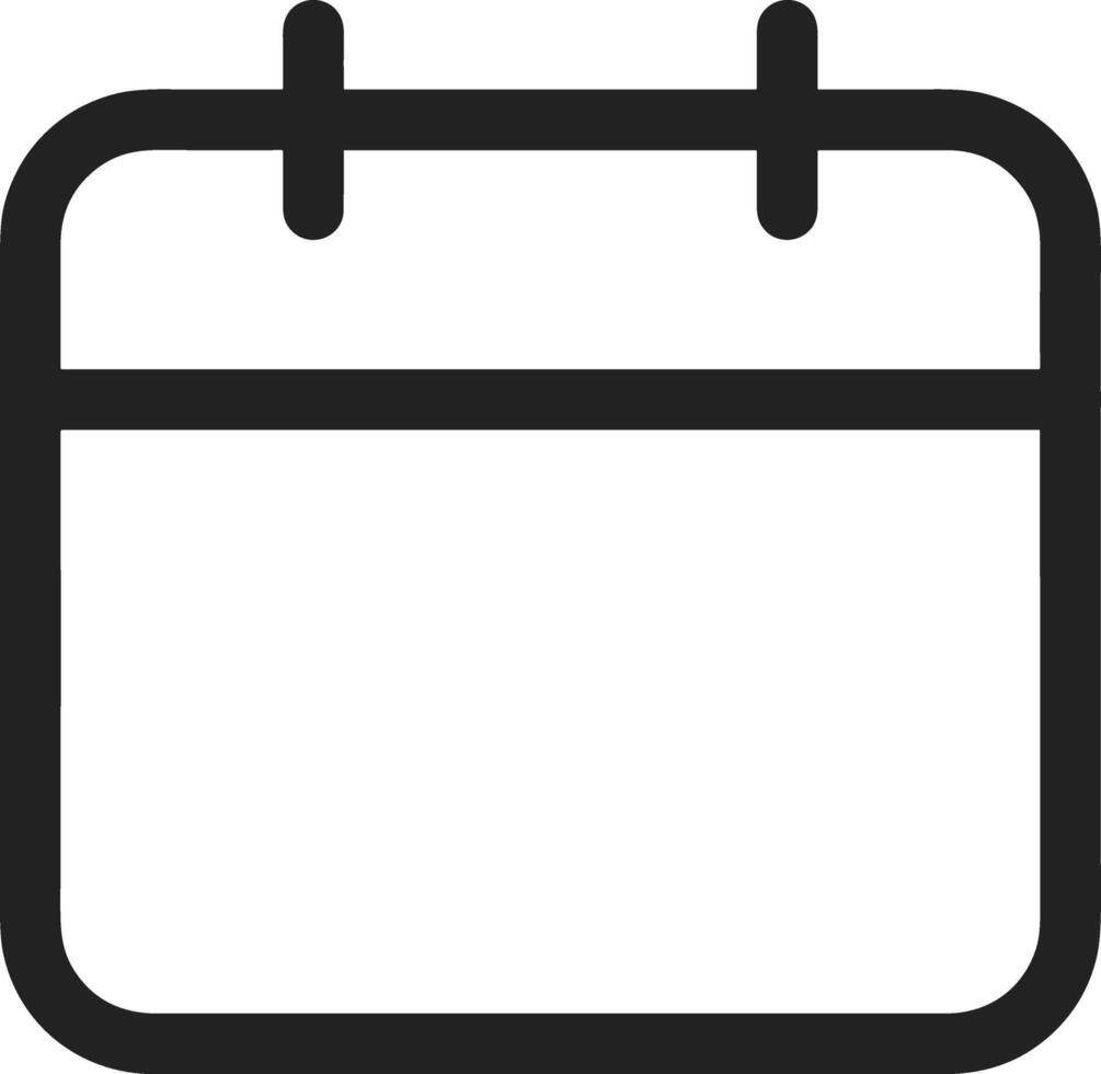 Calendar icon symbol image for schedule or appointment vector