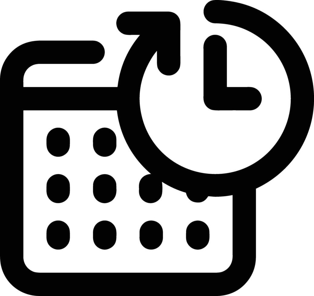 Calendar icon symbol image for schedule or appointment vector