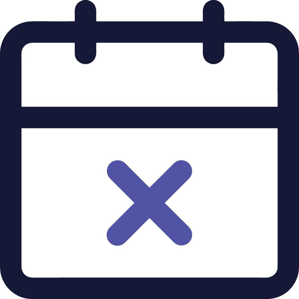 Calendar icon symbol image for schedule or appointment vector