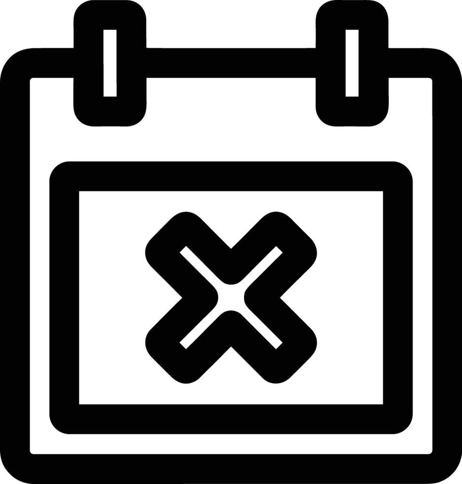 Calendar icon symbol image for schedule or appointment vector