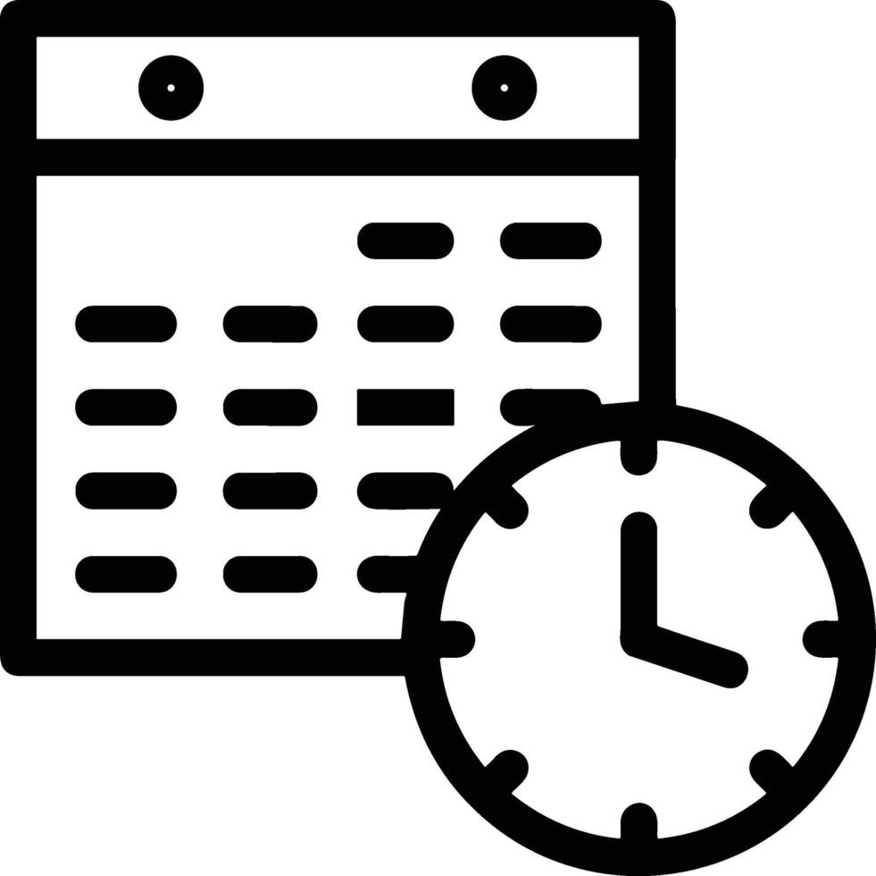 Calendar icon symbol image for schedule or appointment vector