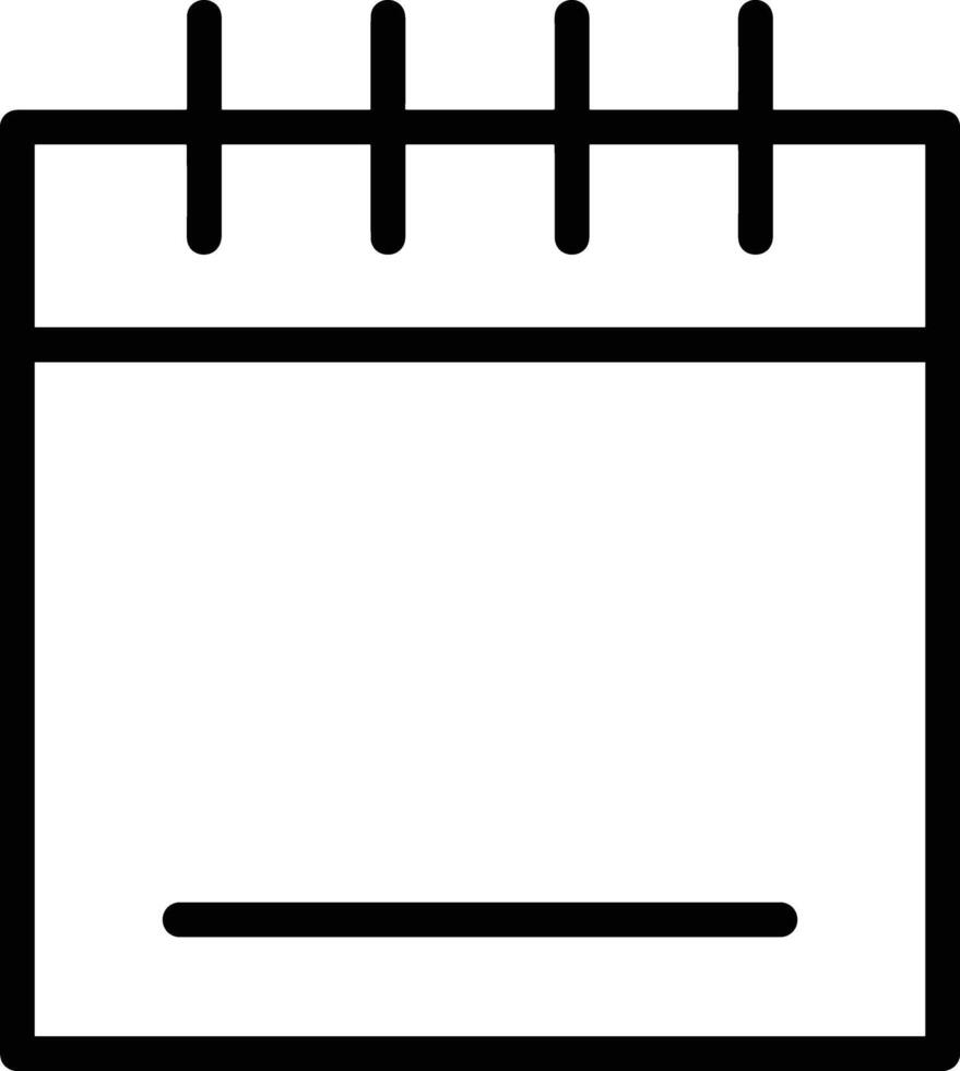 Calendar icon symbol image for schedule or appointment vector
