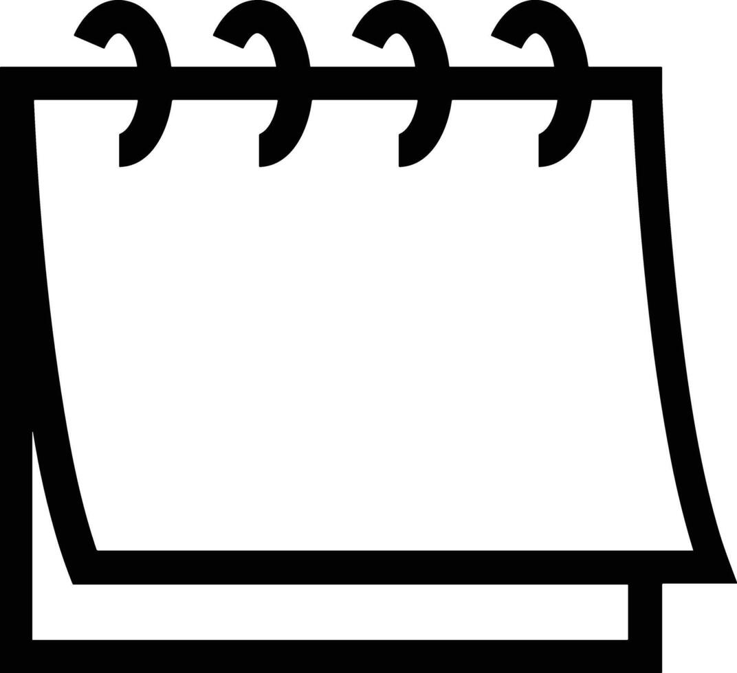 Calendar icon symbol image for schedule or appointment vector