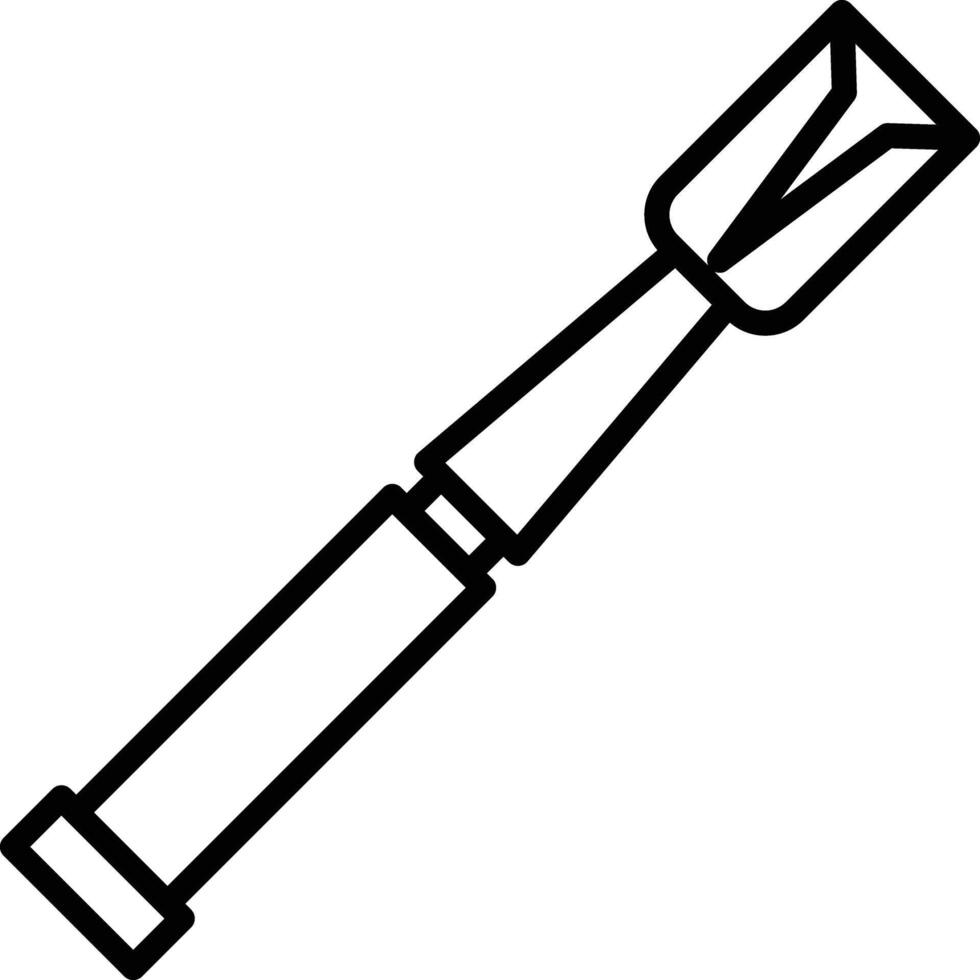Trimmer outline illustrations vector