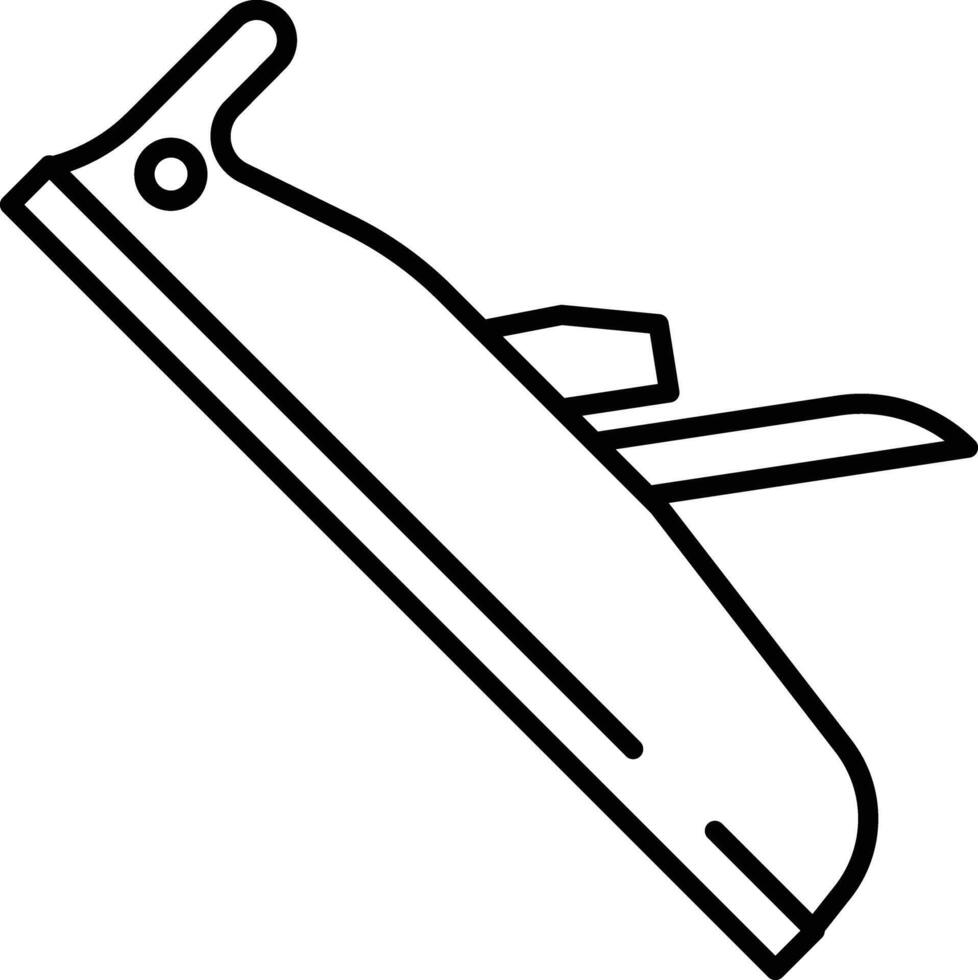 Planer outline illustration vector