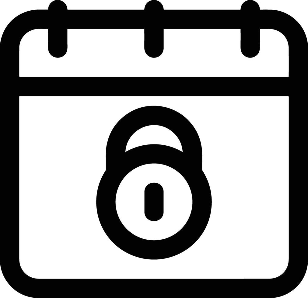 Calendar icon symbol image for schedule or appointment vector