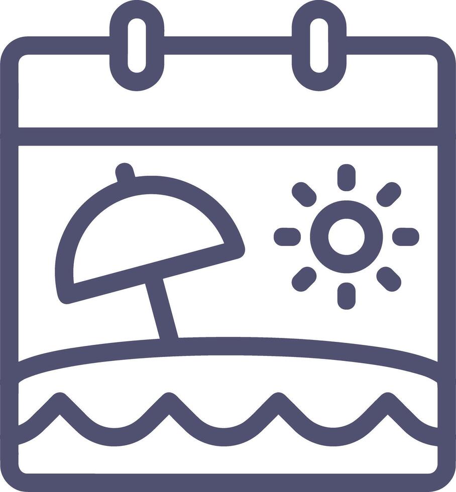 Calendar icon symbol image for schedule or appointment vector