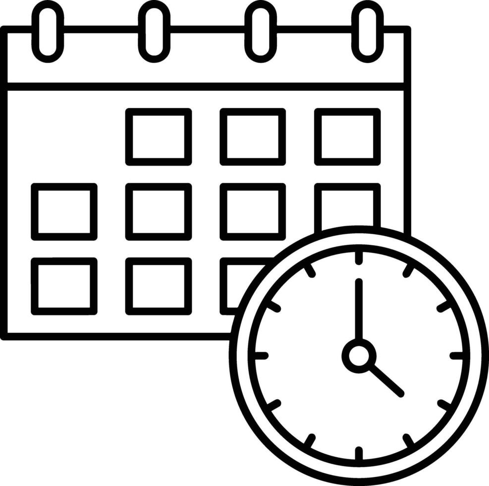 Calendar icon symbol image for schedule or appointment vector