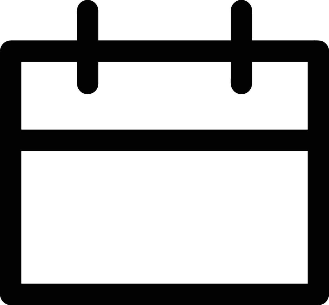 Calendar icon symbol image for schedule or appointment vector