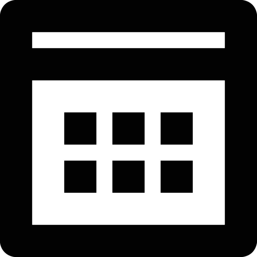 Calendar icon symbol image for schedule or appointment vector