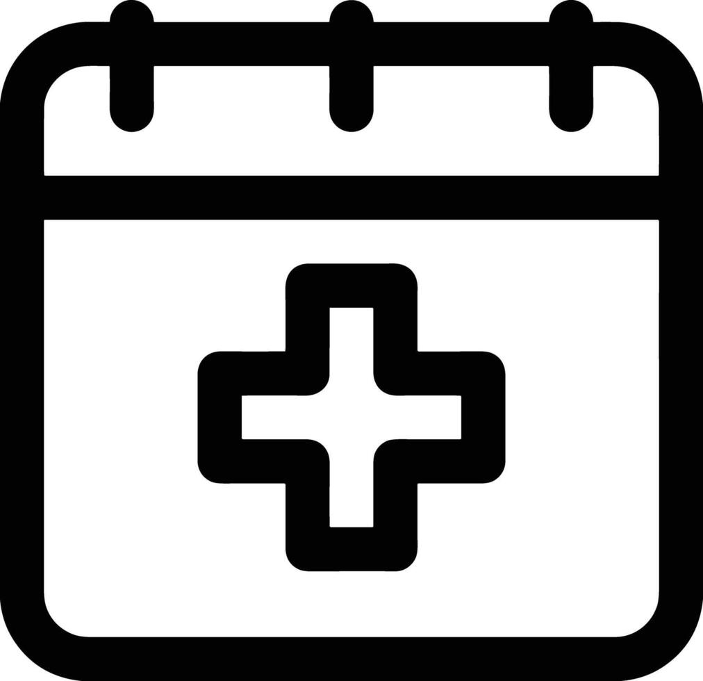 Calendar icon symbol image for schedule or appointment vector
