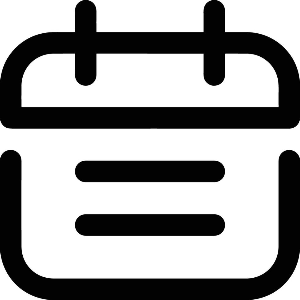 Calendar icon symbol image for schedule or appointment vector