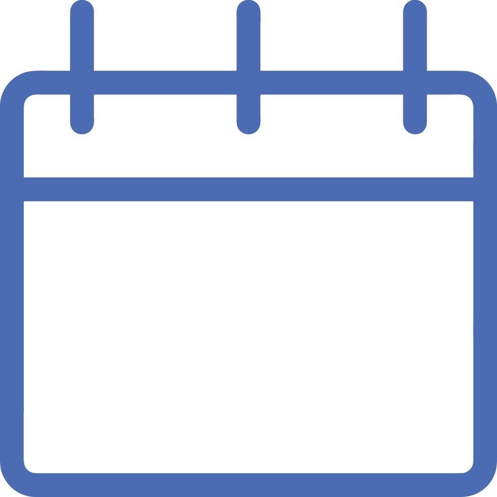 Calendar icon symbol image for schedule or appointment vector