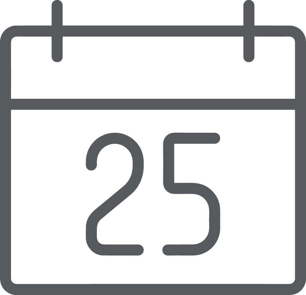 Calendar icon symbol image for schedule or appointment vector