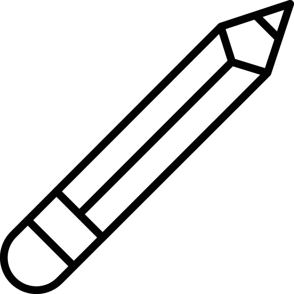 Pen nib outline illustration vector