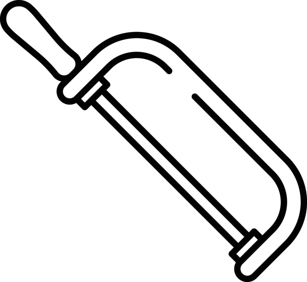 Coping tool outline illustration vector