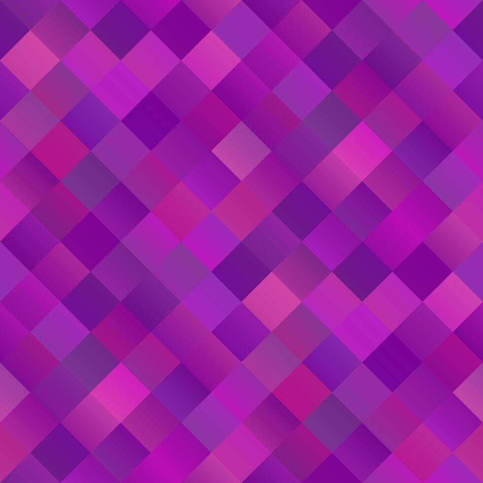 Gradient seamless square pattern background - colorful design vector