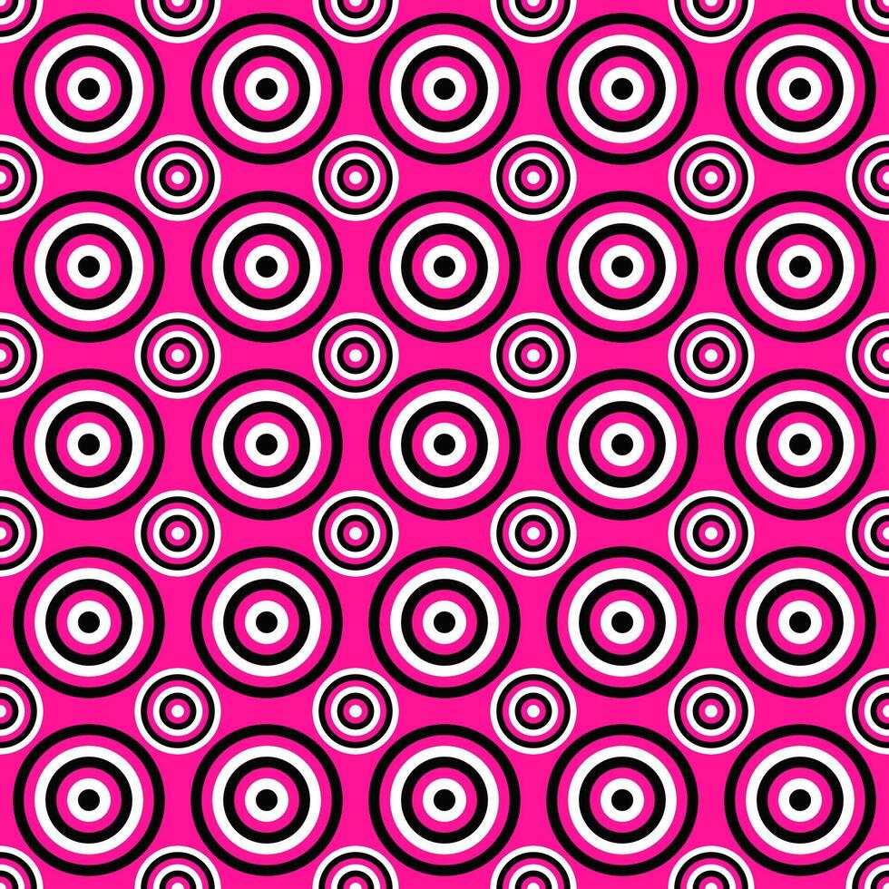 Simple seamless circle pattern design background - colored graphic vector