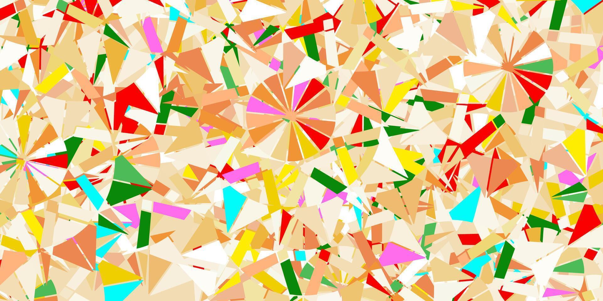 Light multicolor beautiful snowflakes backdrop with flowers. vector
