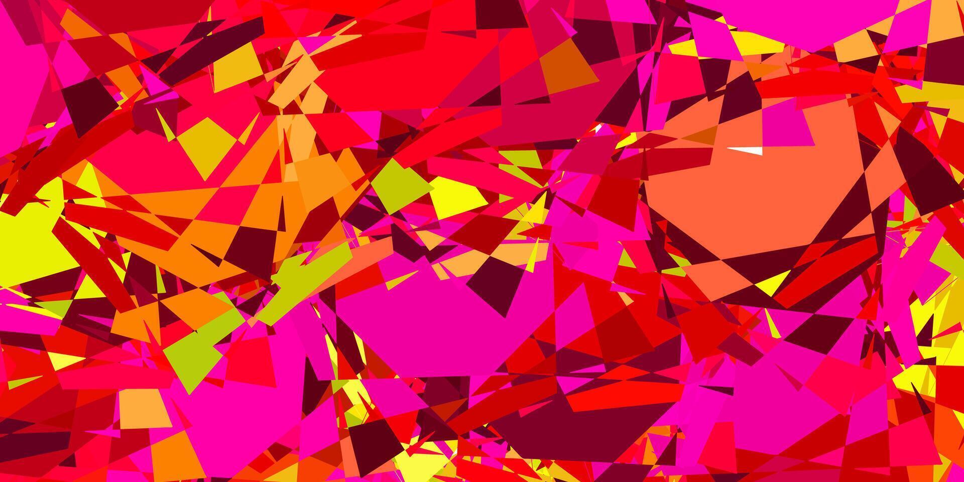 Light Multicolor layout with triangle forms. vector