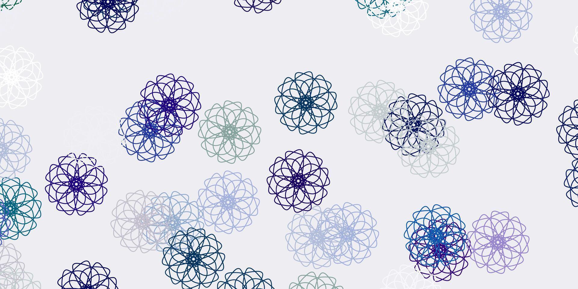Light multicolor natural backdrop with flowers. vector