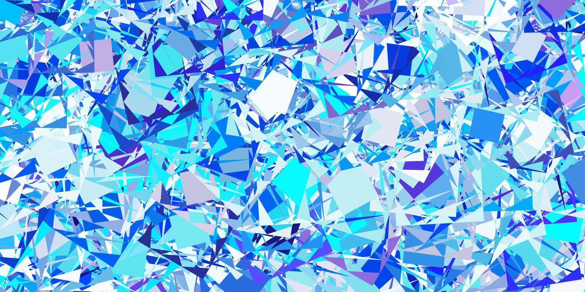 Light Pink, Blue template with triangle shapes. vector