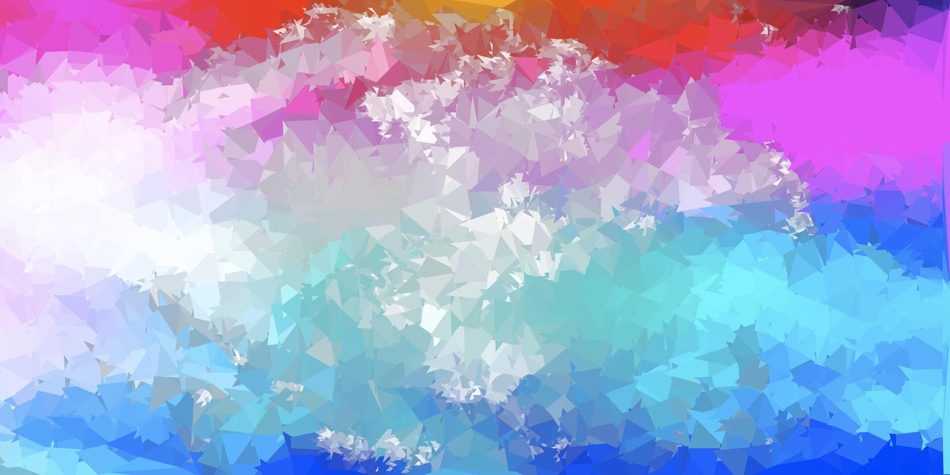 Light multicolor gradient polygon texture. vector