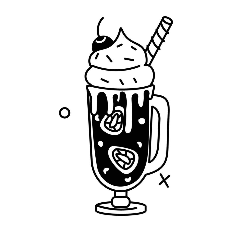 Trendy Milkshake Concepts vector