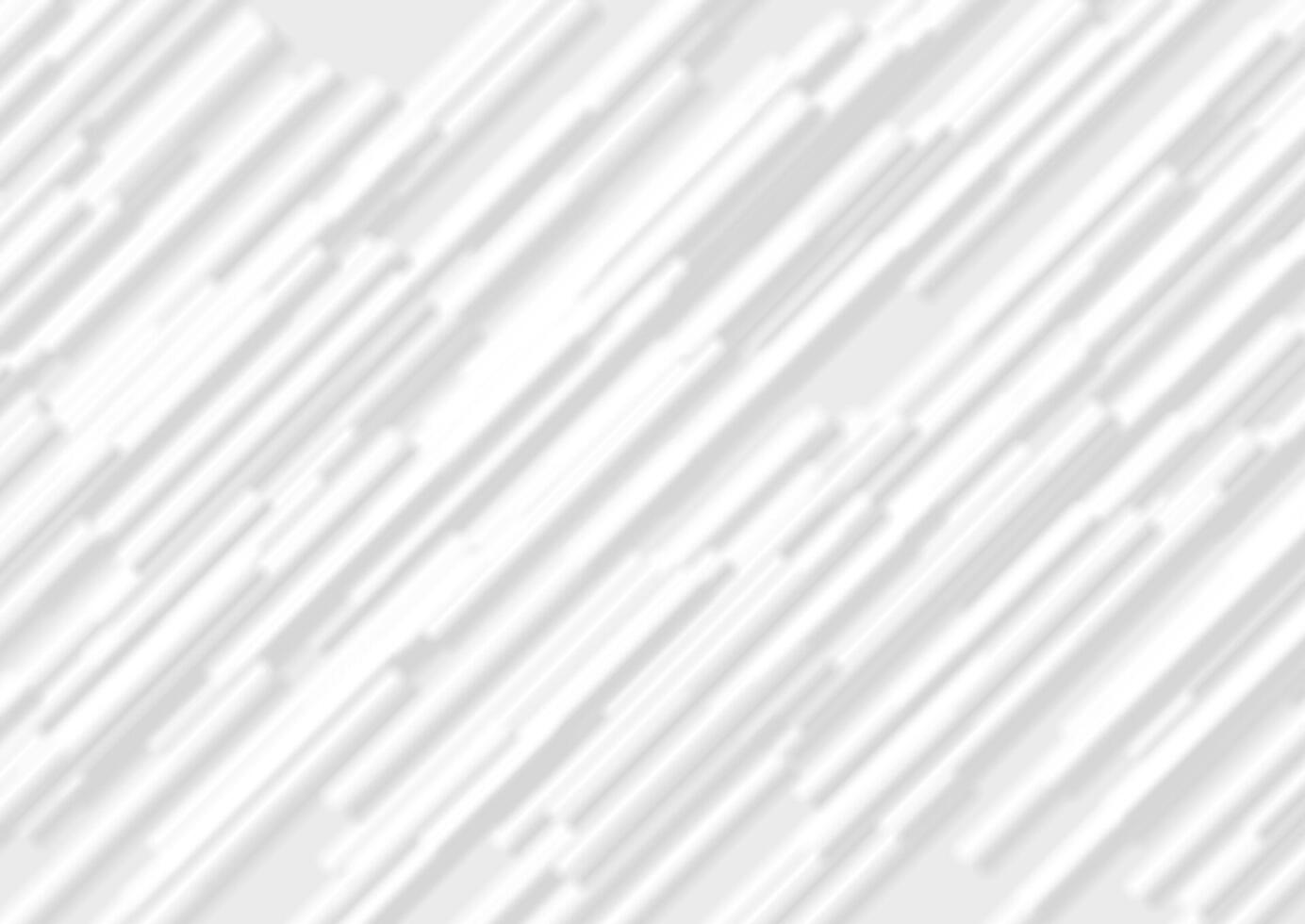 White stripes abstract technology geometric background vector