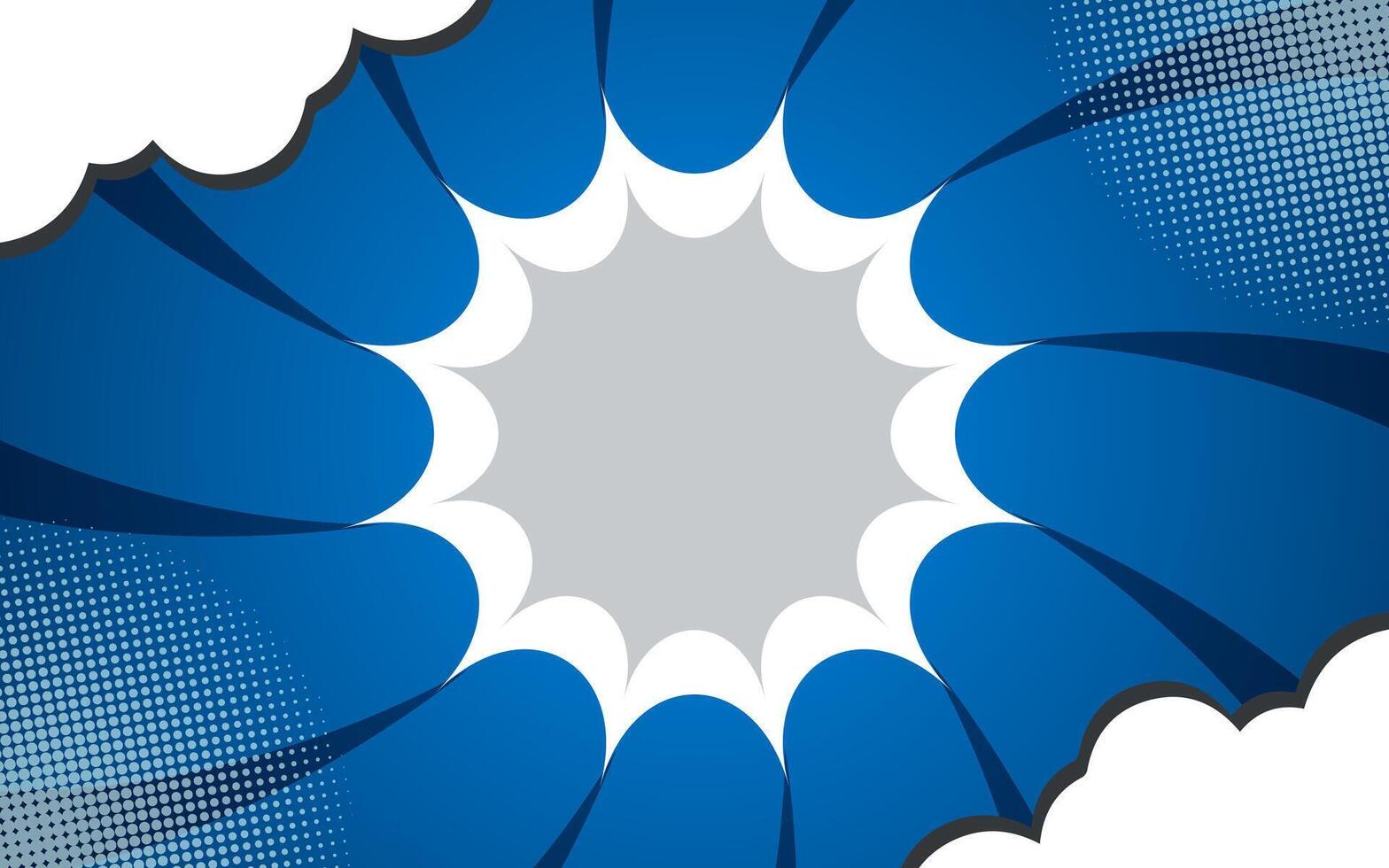 Comic background with speech bubbles and halftones. illustration vector