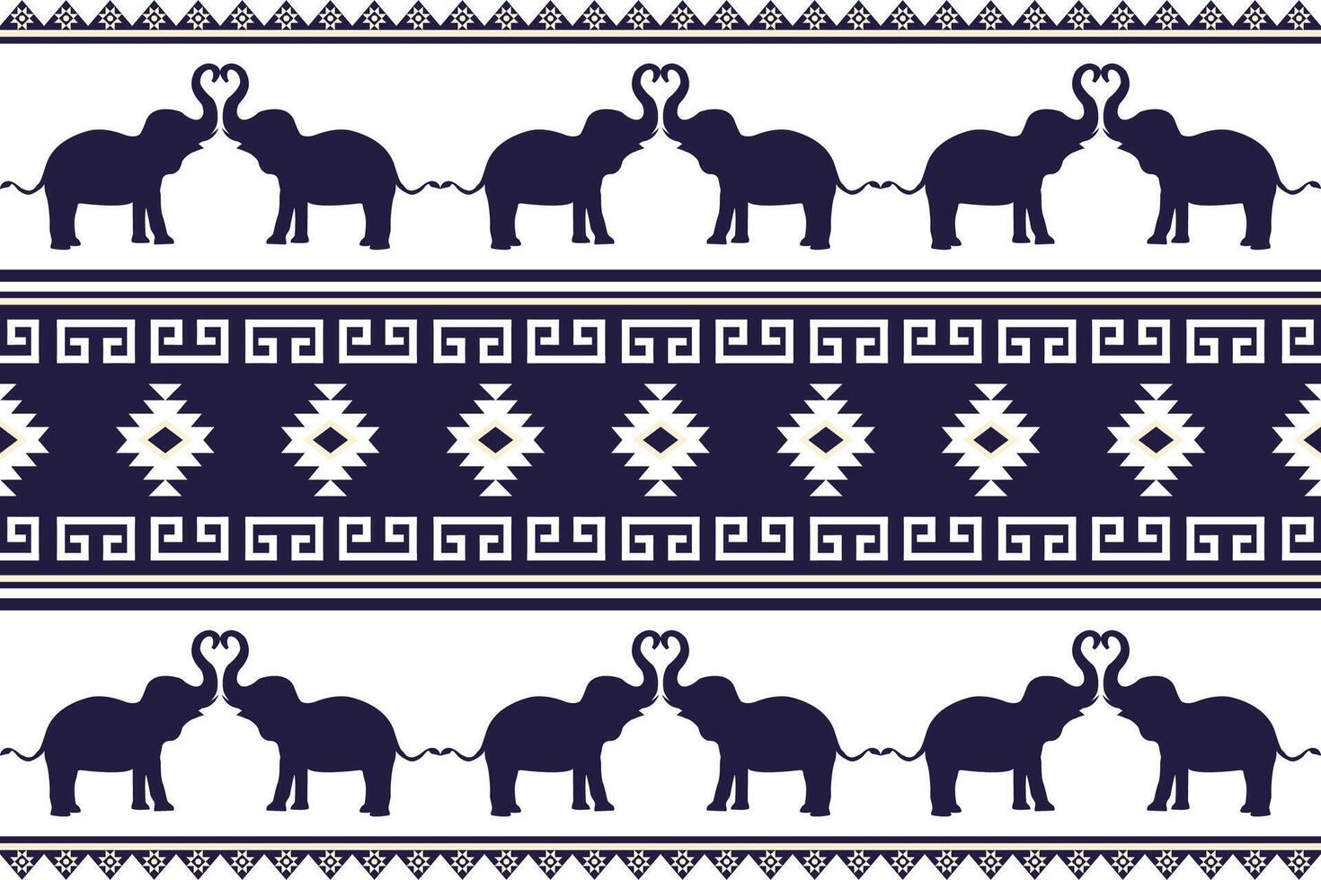 Geometric ethnic oriental seamless pattern. Can be used in fabric design for clothing, textile, wrapping, background, wallpaper, carpet, embroidery style vector