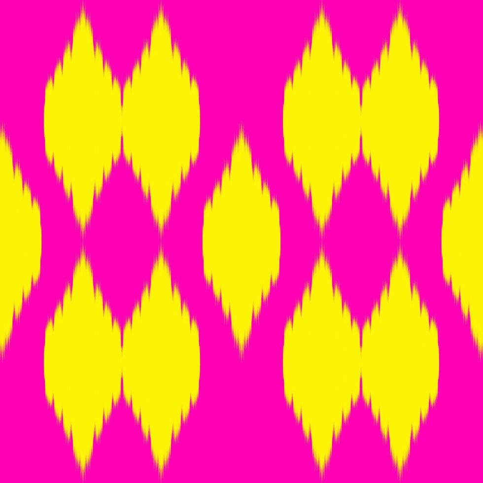 ikat seamless pattern abstract background for textile design. Can be used in fabric design for clothes, wrapping, carpet, fashion, textile, fabric, shirt vector