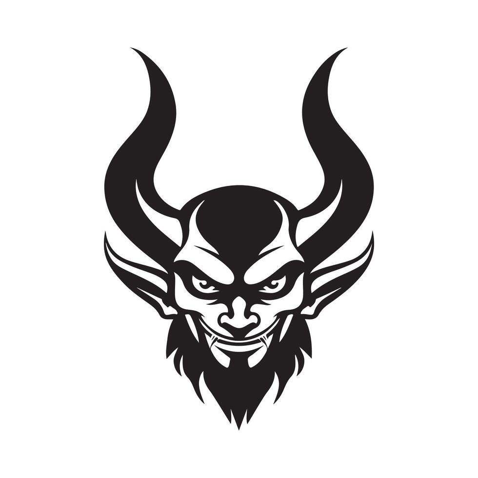 Devil Image Design, Logo, Art, Illustration Of a Devil vector