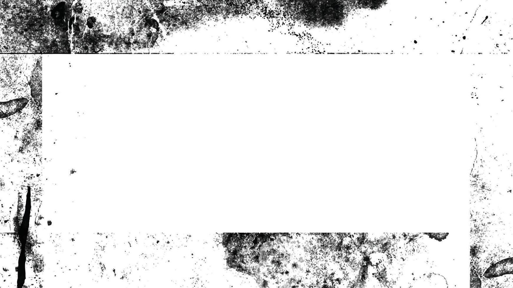 texturas de grunge aislado en blanco antecedentes. vector