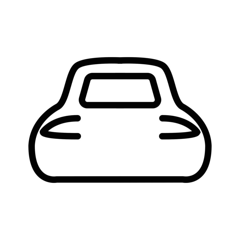 electric car outline icon pixel perfect design good for website and mobile app vector