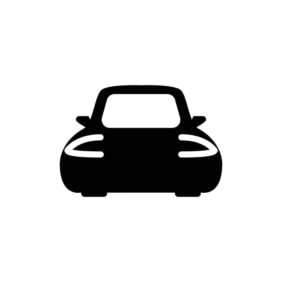 electric car solid icon design good for website and mobile app vector