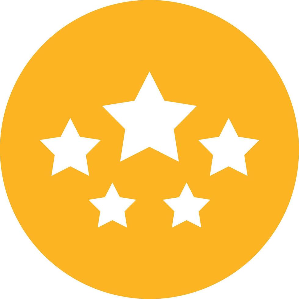 Star icon symbol image for rangking or rating reward vector