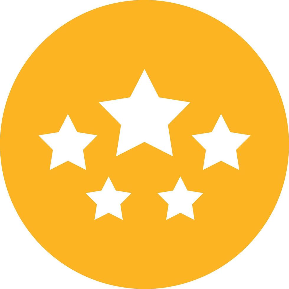 Star icon symbol image for rangking or rating reward vector