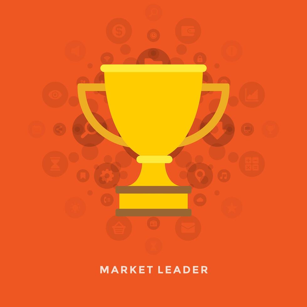Flat design business illustration concept vector