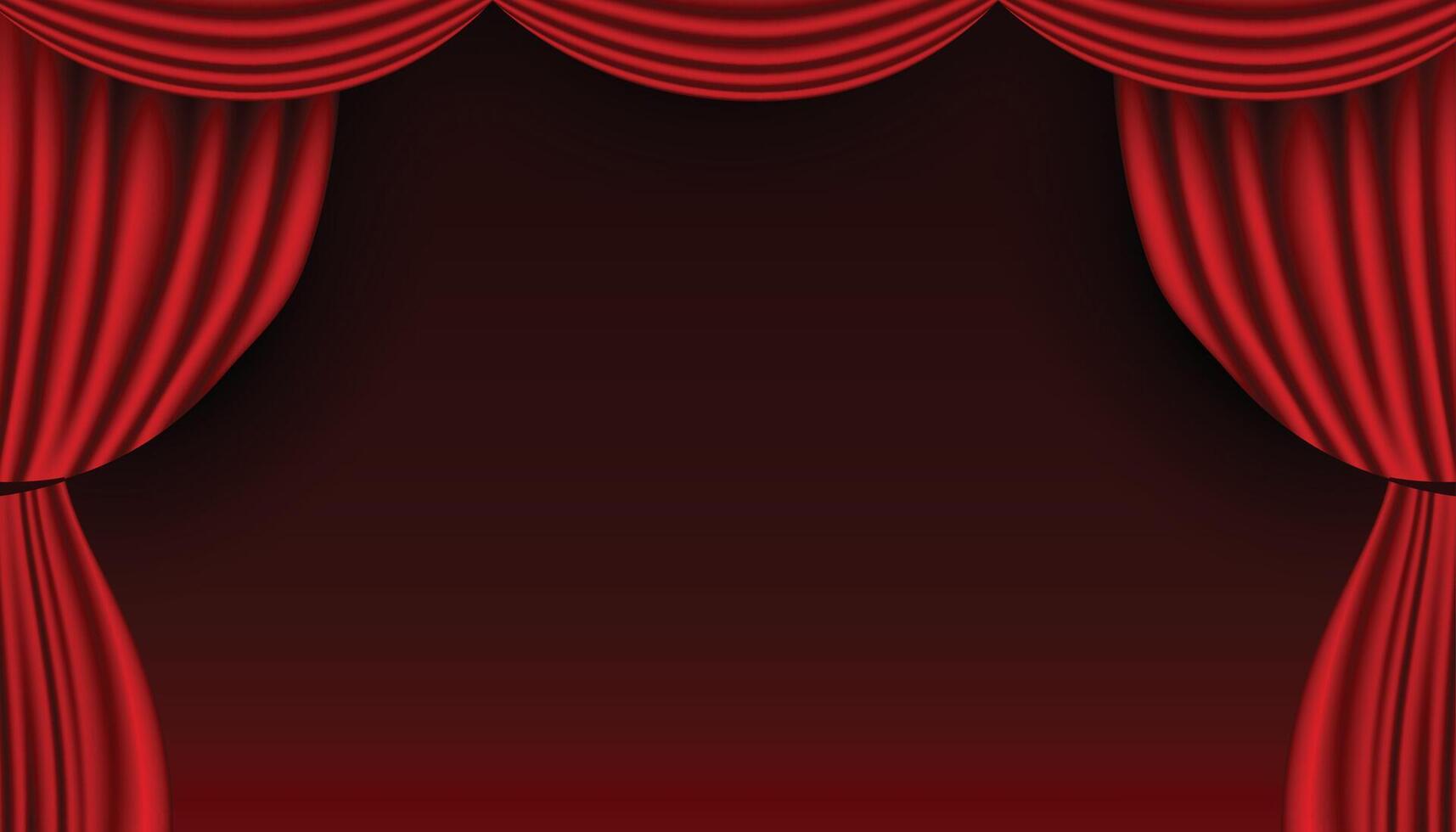 customize stage curtain banner for theatrical experience vector