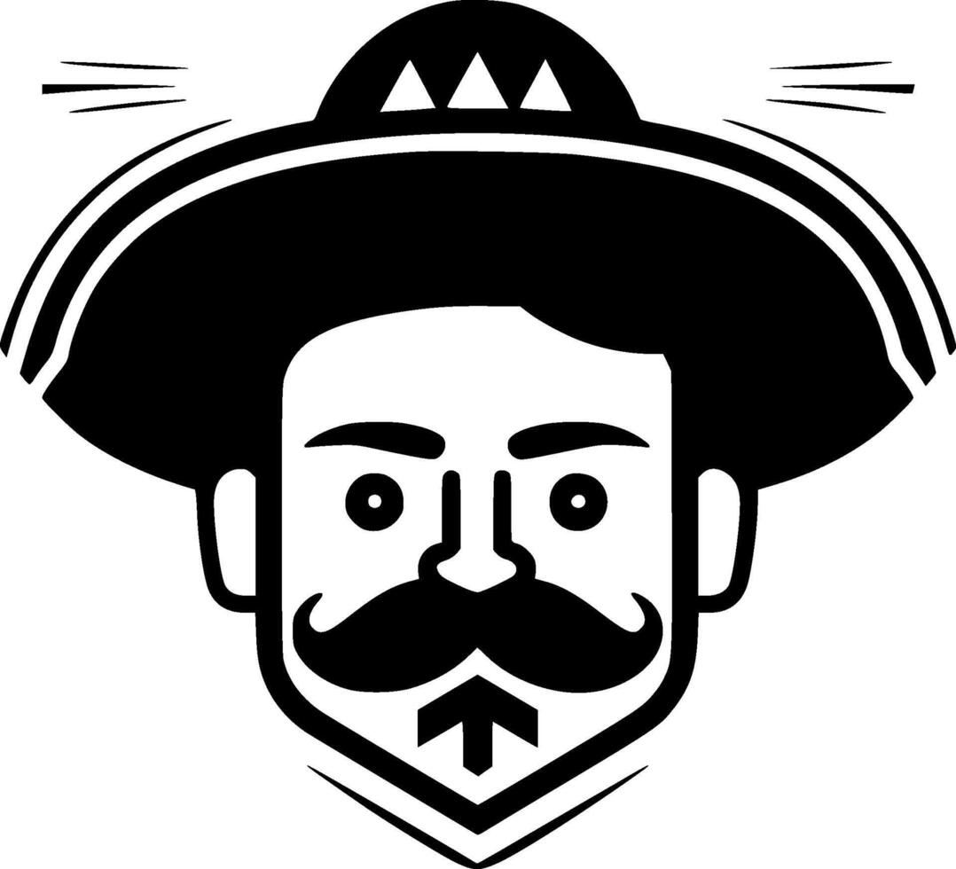 mexicano - alto calidad logo - ilustración ideal para camiseta gráfico vector