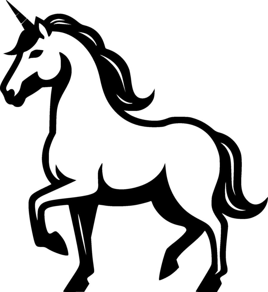 Unicorn - High Quality Logo - illustration ideal for T-shirt graphic vector
