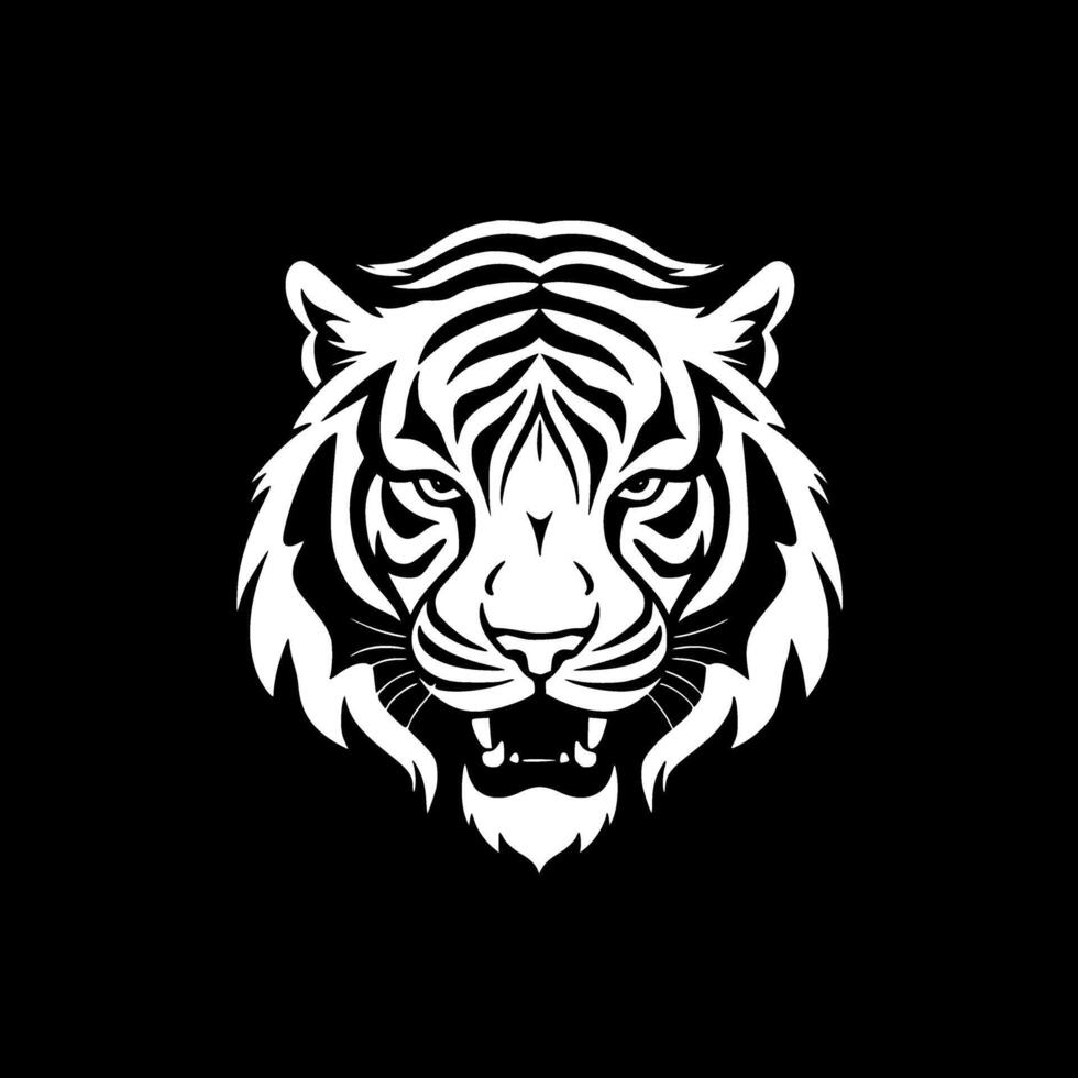 Tiger - Minimalist and Flat Logo - illustration vector