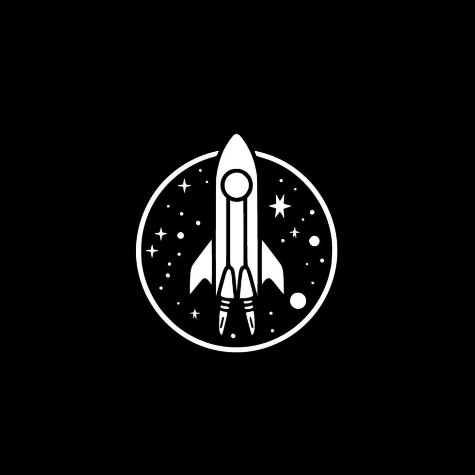 Space - High Quality Logo - illustration ideal for T-shirt graphic vector