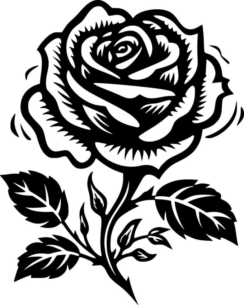rosa, negro y blanco ilustración vector