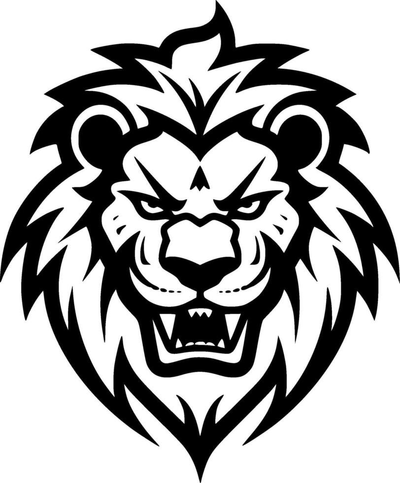 Lion - Minimalist and Flat Logo - illustration vector