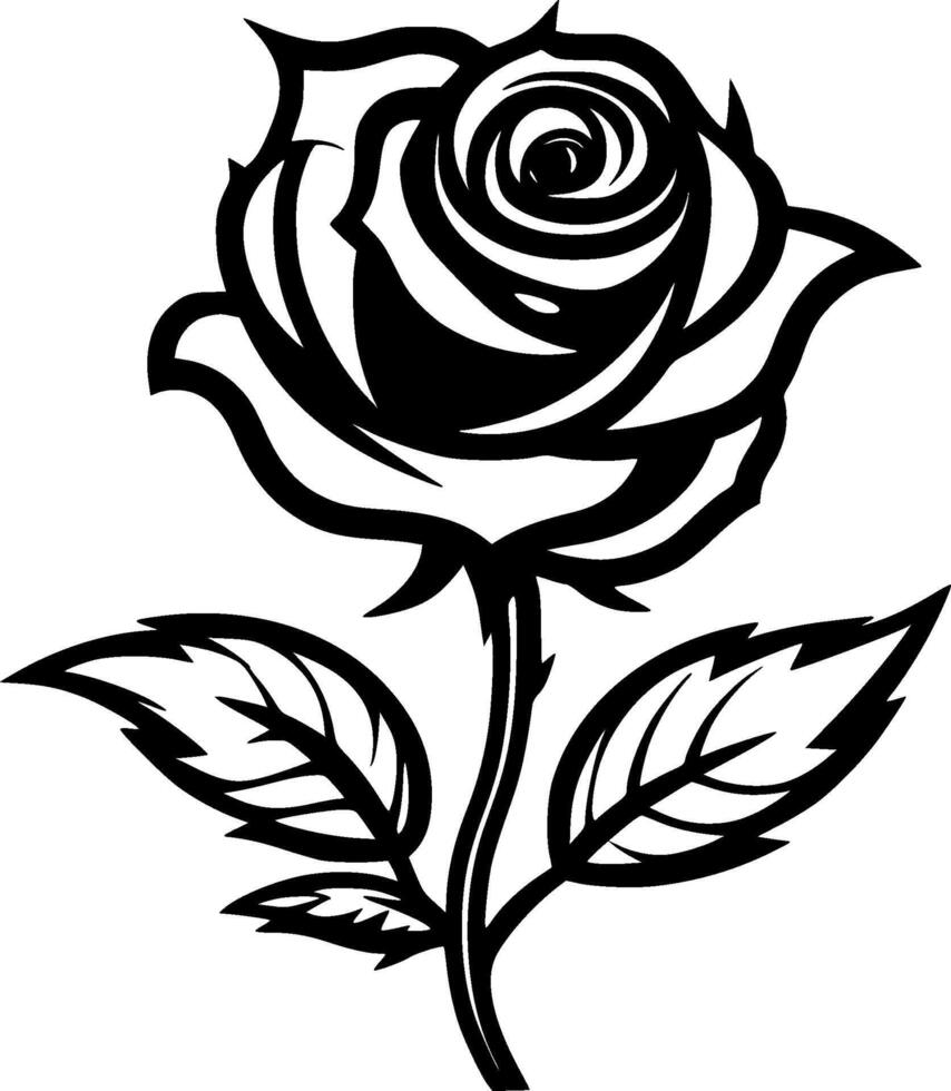 Rosa - alto calidad logo - ilustración ideal para camiseta gráfico vector