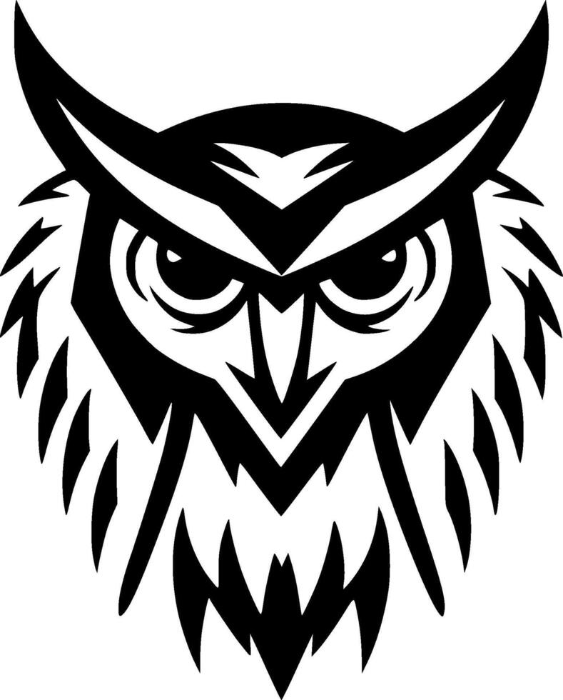 Owl - High Quality Logo - illustration ideal for T-shirt graphic vector